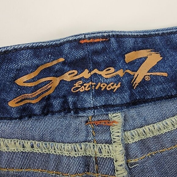 Seven7 Women's 10 Shorts Decorative Stitching Decorative Art Spacious Pockets - Picture 9 of 15